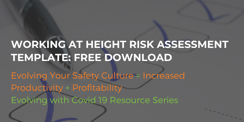 Working at height risk assessment template free download